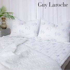 Guy Laroche Premium Seersucker Cooling Bedding Full Set Embossed Breathable Summer Bedding Lightweight & Quick-Dry _ Made in Korea